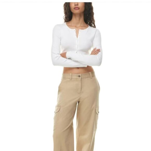 Aritzia Pants - Aritzia Sunday Best Fitz Wide Leg Cargo Pant Size 6